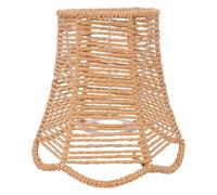 Mipcase Abat-jour Léger Tissé la Main en Papier et Fer, Design Vintage Bohème, Compatible Universellement pour Lampe de Table et Chambre Moderne Portable