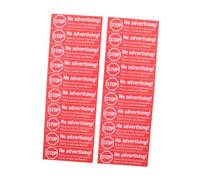 Mipcase Autocollants Rouges Faciles à Installer pour Boîte aux Lettres 20 Pièces en Pvc, Autocollants Extérieurs Auto-adhésifs pour Maison et Jardin