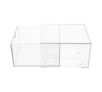 Mipcase Boîte de Rangement en Acrylique Transparent Empilable pour Mouchoirs en Papier Tiroirs pour Organisation Cosmétique Moderne et Usage Solide