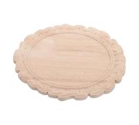 Mipcase Cadre de Miroir Décor Raffiné en Bois Sculpté Style Européen Vintage Beige Finition Luxueuse pour Meuble et Salon, pour Décoration Murale Polyvalente