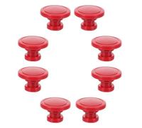 Mipcase Clip de Retenue Élargi et Épaissi Installation Rapide et Ajustement Sécurisé 8 Pièces Rouge en Plastique Équipé de Dents Antidérapantes Avancées pour Casque de Sécurité