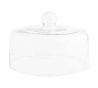 Mipcase Cloche À Gâteau Transparente De 18 Cm, Cloche À Fromage Ronde, Couvercle Pour Présentoir À Gâteaux, Assiette À Dessert, Plateau De Service