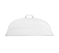 Mipcase Cloche Alimentaire Transparente Rectangulaire 37,5x28,5 cm - Protection Anti-Mouche pour Gâteau & Fromage - Couvre Plat Réutilisable for Extérieur & Buffet