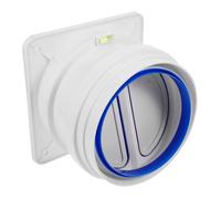 Mipcase Couvercle Évacuation Pour Hotte Aspirante Clapet Anti-retour Sortie Évacuation Protection Volets De Ventilation Extérieure