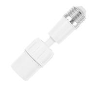 Mipcase Douille pivotante Rallonge pour ampoule Adaptateur de douille E27 rotatif 360 degrés en plastique blanc pour éclairage mural Plusieurs styles