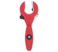 Mipcase Outil Manuel Coupe-tube à Cliquet Rouge pour Tubes Pvc et Tuyaux D'arrosage, Compact Mécanisme à Roulement Coupe Facile en Usage Domestique et Professionnel