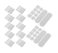 Mipcase Patch de Réparation en Aluminium pour Entretien Faciles à Utiliser la Cuisine Maison Résistants à Haute Température, 12 Feuilles pour Casseroles et Poêles Inox