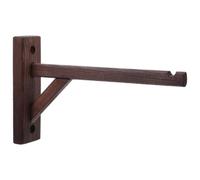 Mipcase Patère Murale Crochet Solide Allongée en Bois Massif Forme Triangulaire Rustique Évite L'emmêlement pour Entrée pour Chapeaux et Clés