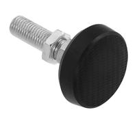 Mipcase Patins de Rechange pour Balance Électronique à Plateforme, | Acier et Caoutchouc, Support Vertical de Cellule de Charge, Rainures de Positionnement, Argenté