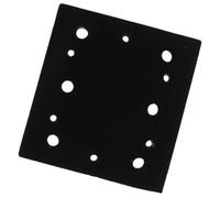 Mipcase Plateau de Ponçage en Aluminium 100x110mm 6 Trous Compatible Ponceuse S652dk, Patins de Ponçage Perforés, Plaque de Support de Rechange pour Disque Abrasif Industriel
