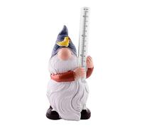 Mipcase Pluviomètre Nain en Résine Tube, Décoration de Jardin Créative et Rétro pour Pelouses et Jardins, Ornement Fonctionnel et Miniature Original
