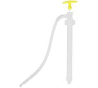 Mipcase Pompe de transfert manuelle pour eau et carburant, pompe courte en plastique, résistance aux acides et alcalis, adaptée secteur industriel