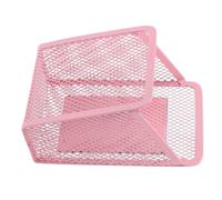 Mipcase Porte Stylo Magnétique en Fer Rose, Étui à Stylos Magnétiques pour Tableau Blanc Design Aimanté, Organisateur Pratique pour Bureau et Surface Métallique