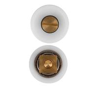 Mipcase Poulie de Porte Coulissante Roue à Gorge en U Certifiée, Roulement Intégré, Aluminium Solide, pour Moustiquaire et Fenêtre Coulissante, Lot de 2 Pièces, Usage Quotidien
