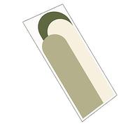 Mipcase Stickers Muraux Géométriques en Pvc Adhérence Forte et Colle Amovible, Décoration Murale Élégante pour Salon et Bureau, Autocollant D'arche Coloré