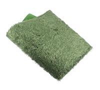 Mipcase Tapis Décoratif 1 Pièce Gazon Artificiel, en Coton pour Reptiles | Double Absorption D’eau, Nettoyage Facile du Vivarium, pour Tortues D’eau et Dragons Barbus