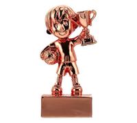 Mipcase Trophée Taille Appropriée Marron en Résine Synthétique Coupe du Monde Résistant à l'usure pour Compétition de Football et Présents Souvenirs Élégants
