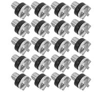 Mipcase Vis à Tête Cruciforme Résistante à L'usure et Étanche en Aluminium Lot de 20 Pièces pour Valve de Ventilation de Fût Industriel pour Usage Intérieur et Extérieur