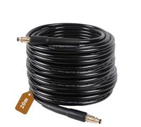 MIPIACE 20M Tuyau Haute Pression pour Karcher K2 K3 K4 K5 K6 K7 Rallonge Tuyau de Rechange Flexible Haute Pression avec un Adaptateur en Laiton pour Flexible Karcher Nettoyeur Haute Pression