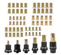 MIPIACE 66 Pièces Écrous à tête de Rivet à Main Contient 60 écrous Convient au Kit de Tête de Rivet à Main Pneumatique Ecrou a Sertir pour Rivets M3 M4 M5 M6 M8 M10 Insert Fileté Metal