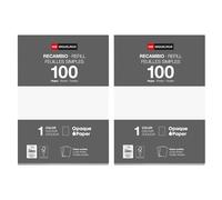 Miquelrius - Blocs de recharge, 200 feuilles détachables pointillées dots, Papier opaque 90 g/m², Recharge de feuilles A4 non perforées pour classeur à anneaux ou archivage, Fournitures scolaires