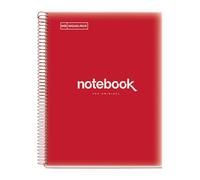 Cahier à spirale 'Notebook EMOTIONS', A4, rouge
