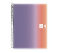 Cahier - A4 - Petits Carreaux - Spirale - 120 Pages - Couverture Polypro - Miquelrius