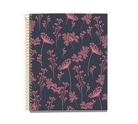 Miquelrius - Cahier A5 quadrillé à petits carreaux, Carnet spiralé avec 100 feuilles en 4 couleurs pour organisation, Papier 70 g/m² haute opacité, 2 trous pour classeur, Neon
