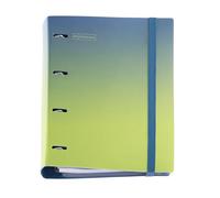 Miquelrius - Classeur à anneaux A4 en plastique polyfoam, Classeur avec recharge de 100 feuilles quadrillées + 4 intercalaires + 1 enveloppe en polypropylène, classeur 4 anneaux, fermeture en