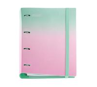 Miquelrius - Classeur à anneaux A4 en plastique polyfoam, Classeur avec recharge de 100 feuilles quadrillées + 4 intercalaires + 1 enveloppe en polypropylène, classeur 4 anneaux, fermeture en