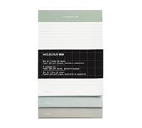 Miquelrius - Ensemble de bloc-notes, collés, base rigide en carton, 3 bloc-notes de 48 feuilles chacun, papier blanc 100 g/m²