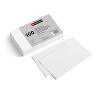 Miquelrius - Fiches Bristol Blanches Unies 100 Pièces, 125 x 75 mm