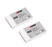 Miquelrius - Fiches Bristol Blanches Unies 200 Pièces, 125 x 75 mm | Cartes de Révision 180 g/m² pour Notes, Révisions et Concours, Matériel Scolaire et de Bureau