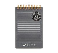 Miquelrius - Mini bloc-notes avec couverture cartonnée imprimée, 80 feuilles lignées de 70 g/m², mini cahier avec papier recy lanc, double spirale, jolie papeterie, bleu