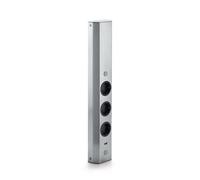 THEBO WASA XS élément de prise murale, 3x + 1-USB, acier inoxydable
