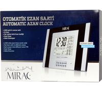 Mirac Ezan Azan Horloge murale automatique avec heures de prières & sens du Qiblar