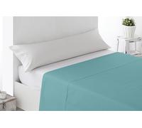 Miracle Home. Drap Plat Doux et Confortable, 100% Microfibre brossée, sans Plis et Anti-Peeling. 230 x 270 cm, lit de 150 cm, Pistache