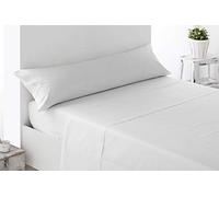 Miracle Home Housse de coussin douce et confortable en coton 50 % polyester Blanc 135 cm