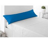 Miracle Home Housse de coussin douce et confortable en coton 50 % polyester Bleu 150 cm
