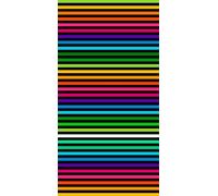 Miracle Home. Serviette de Plage en Coton égyptien Arco Iris, 80% algodón, 20% poliéster. 90 X 165. 12803