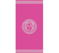 Miracle Home. Serviette de Plage en Coton égyptien Atenea Rosa 80% algodón, 20% poliéster. 90 X 165. 12009