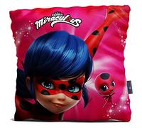 Miraculous Coussin Motif Lady Bug 40 cm x 40 cm