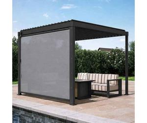 MIRADOR Store latéral 3m, Compatible 80S Pergola Bioclimatique Anthracite