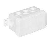 Miratic Boite de Derivation Etanche Exterieur IP54 avec 8 presse-étoupes en caoutchouc Boite de Derivation Encastrable et En Saillie Haute Qualité et Résistance aux Intempéries (blanc)
