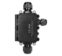 MIRATIC Boite de Derivation Etanche Exterieur IP68 Boite Encastrement HD 0,5-6,0mm² Boîte de Jonction de Câble Ø7-12 mm Résistant aux UV et aux Chocs IK09 (3 voies: 2xM20, 1xM16)