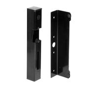 Miratic Cassette à Gache Electrique Portillon 40 x 40mm Boîte de Verrouillage électrique pour Serrure électrique Portail Ouvrant à Droite et à Gauche Boîtier pour Gâche électrique (noir)