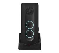MIRATIC Combiné Supplémentaire Sans Fil Unité Intérieure Mains Libres Portée 440m Interphone Audio Noir Avec Base De Recharge Et Batterie 18650 Rechargeable Extension pour Kit M1-DB-34WS/B