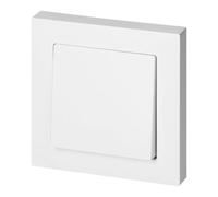 MIRATIC Permutateur Intérieur Interrupteur Va Et Vient Intermédiaire Encastrable Bouton Mural 10A pour Commande Eclairage Couloir Escalier 250V (blanc)