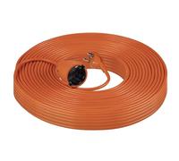 Miratic Prolongateur Electrique Rallonge Electrique Exterieure pour Jardin avec 1 Prise Schuko - Version Allemande Câble PVC 3x1mm² Prise et Fiche Moulées (20 m)