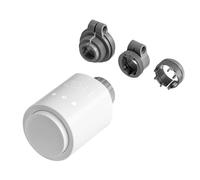 MIRATIC Thermostat sans Fil Connecté avec Tuya Smart Programmateur Chauffage Electrique Wi-FI Tête Thermostatique avec Affichage LED et Raccord de Vanne M30 x 1,5 (3 Piles et 3 adaptateurs Inclus)